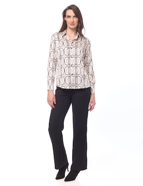 Blusa Foley's manga larga para mujer