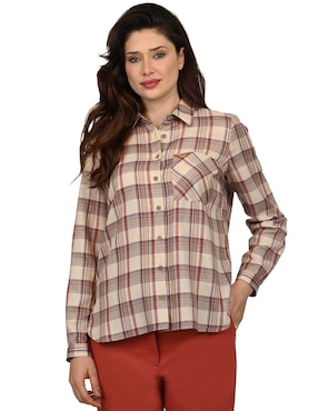 Blusa Ferrioni manga larga para mujer