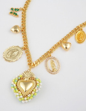 Collar de corazón Yoiko Milagritos Alelí