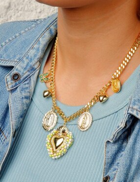 Collar de corazón Yoiko Milagritos Alelí