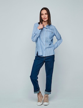Blusa Dándara manga larga para mujer