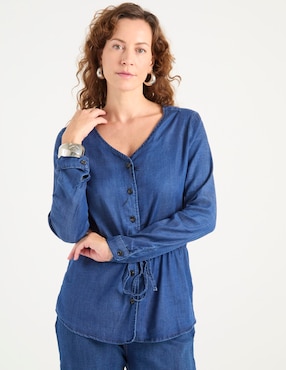Blusa Lieb manga larga para mujer