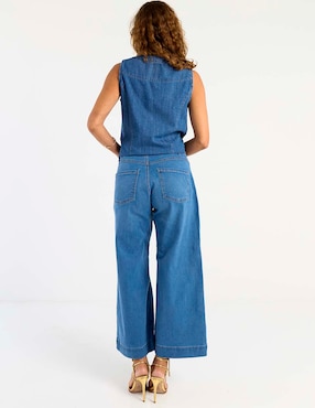 Jeans acampanado wide leg Lieb para mujer