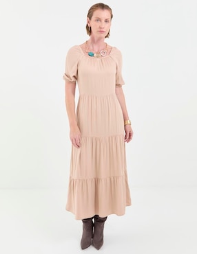 Vestido midi casual Lieb para mujer