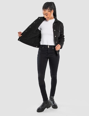 Chamarra cazadora Oggi Jeans Moda de mezclilla para mujer