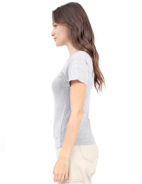Set playera manga corta Quarry Cropped cuello redondo para mujer