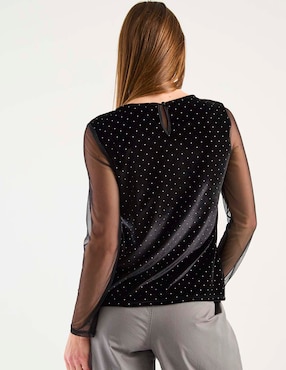 Blusa Atelier Petite manga larga para mujer