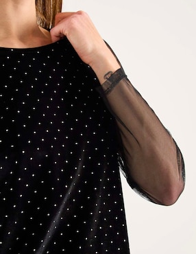 Blusa Atelier Petite manga larga para mujer