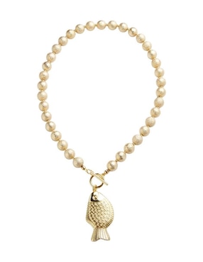 Collar de peces Yoiko Doramar de baño de oro 18 K