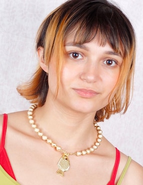 Collar de peces Yoiko Doramar de baño de oro 18 K