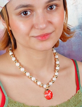 Collar Yoiko Floraviva de baño de oro 18 K