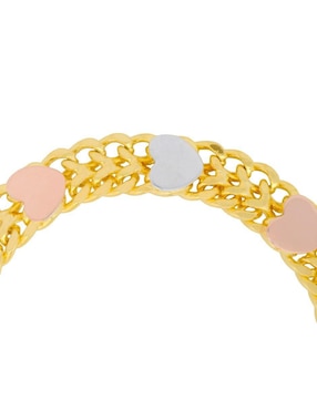 Pulsera Horoz 18 K con acabado chapa de oro
