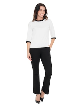 Blusa Atelier Petite manga 3/4 para mujer