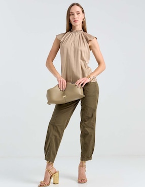 Blusa Atelier Petite manga corta para mujer