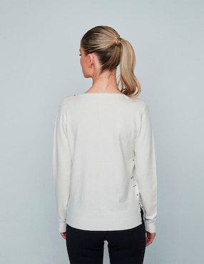 Suéter Dándara cuello V para mujer