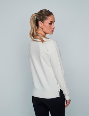 Suéter Dándara cuello V para mujer