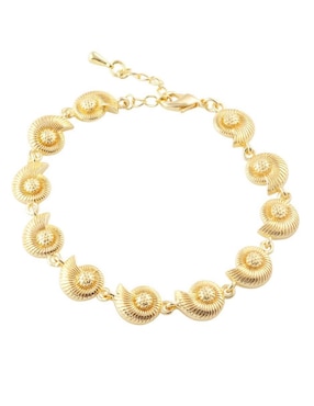 Pulsera Yoiko Naiaréa baño de oro 18 k