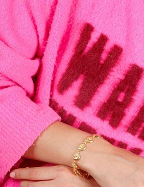 Pulsera Yoiko Naiaréa baño de oro 18 k