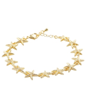 Pulsera Yoiko Marelle con acabado baño de oro 18 K