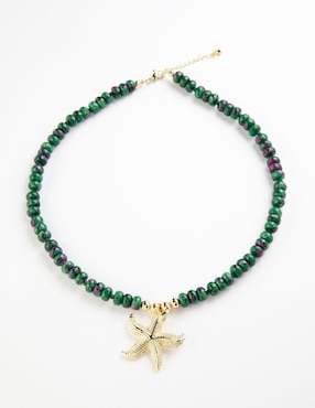 Collar de estrella de mar Yoiko Verdéa 18 K