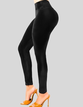 Legging Malabis cintura alta con elástico para mujer