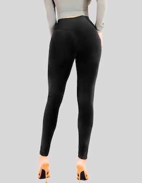 Legging Malabis cintura alta con elástico para mujer