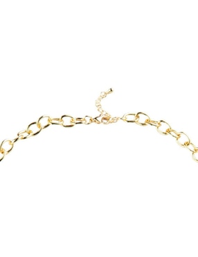 Collar cuadrado Yoiko Clairéa de baño de oro 18 K