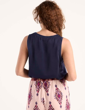 Blusa Lieb manga corta para mujer