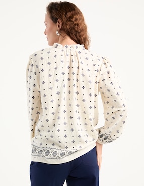 Blusa Lieb manga larga para mujer