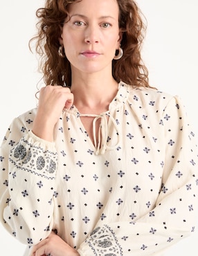 Blusa Lieb manga larga para mujer