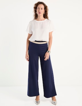 Pantalón coulotte Lieb slim para mujer