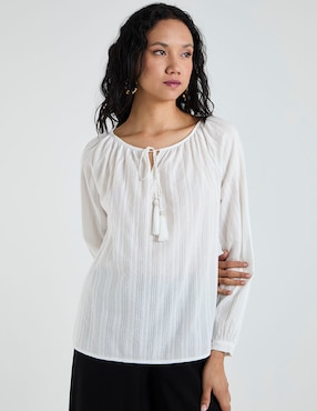 Blusa Lieb manga larga para mujer