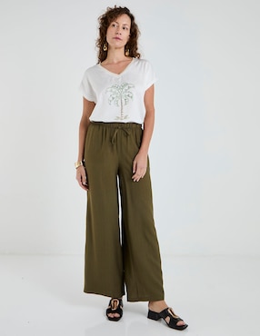 Blusa Lieb manga corta para mujer