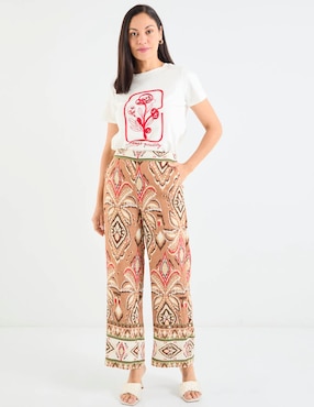 Pantalón relaxed Lieb amplio para mujer