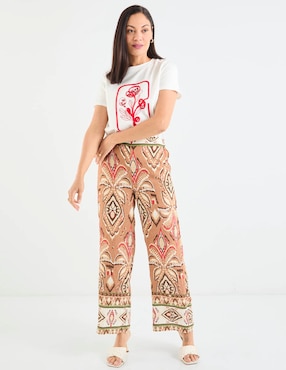 Pantalón relaxed Lieb amplio para mujer