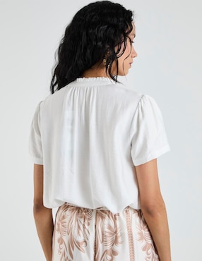 Blusa Lieb manga corta para mujer