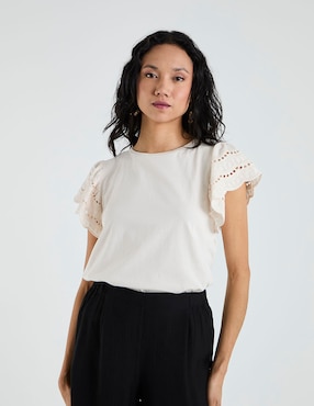 Blusa Lieb manga corta para mujer