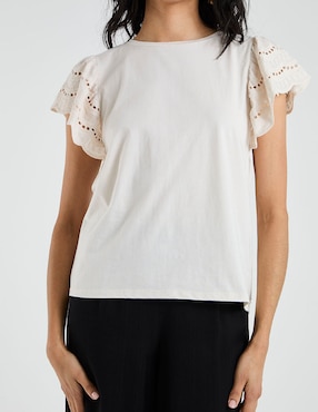 Blusa Lieb manga corta para mujer