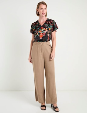 Blusa Lieb manga corta para mujer
