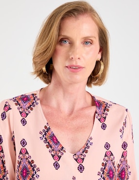 Blusa Lieb manga 3/4 para mujer