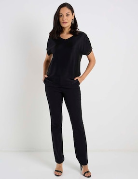 Blusa Lieb manga corta para mujer