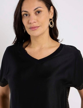 Blusa Lieb manga corta para mujer