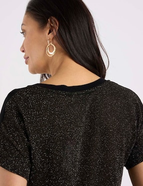 Blusa Lieb manga corta para mujer