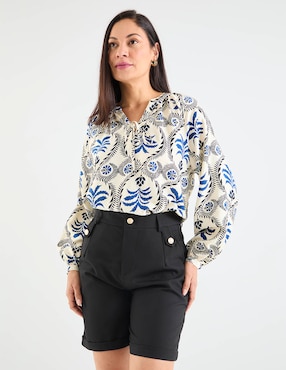 Blusa Lieb manga larga para mujer
