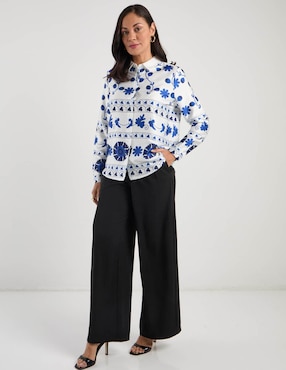 Blusa Lieb manga larga para mujer
