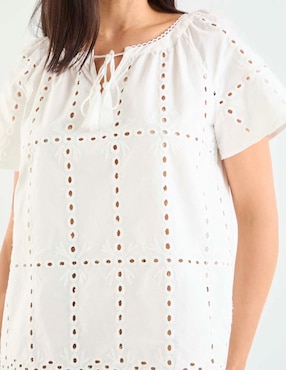 Blusa Lieb manga corta para mujer
