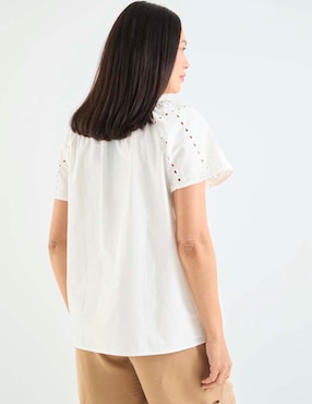 Blusa Lieb manga corta para mujer