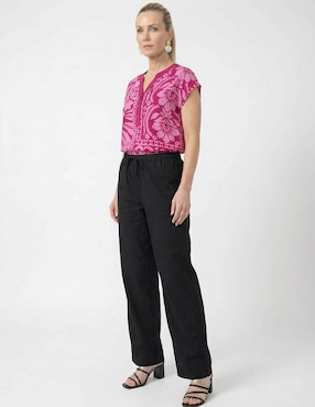 Blusa Lieb manga corta para mujer