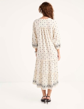 Vestido midi casual Lieb para mujer