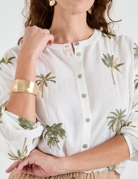 Blusa Lieb manga larga para mujer